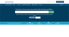 Desktop Screenshot of iphosting.net.br